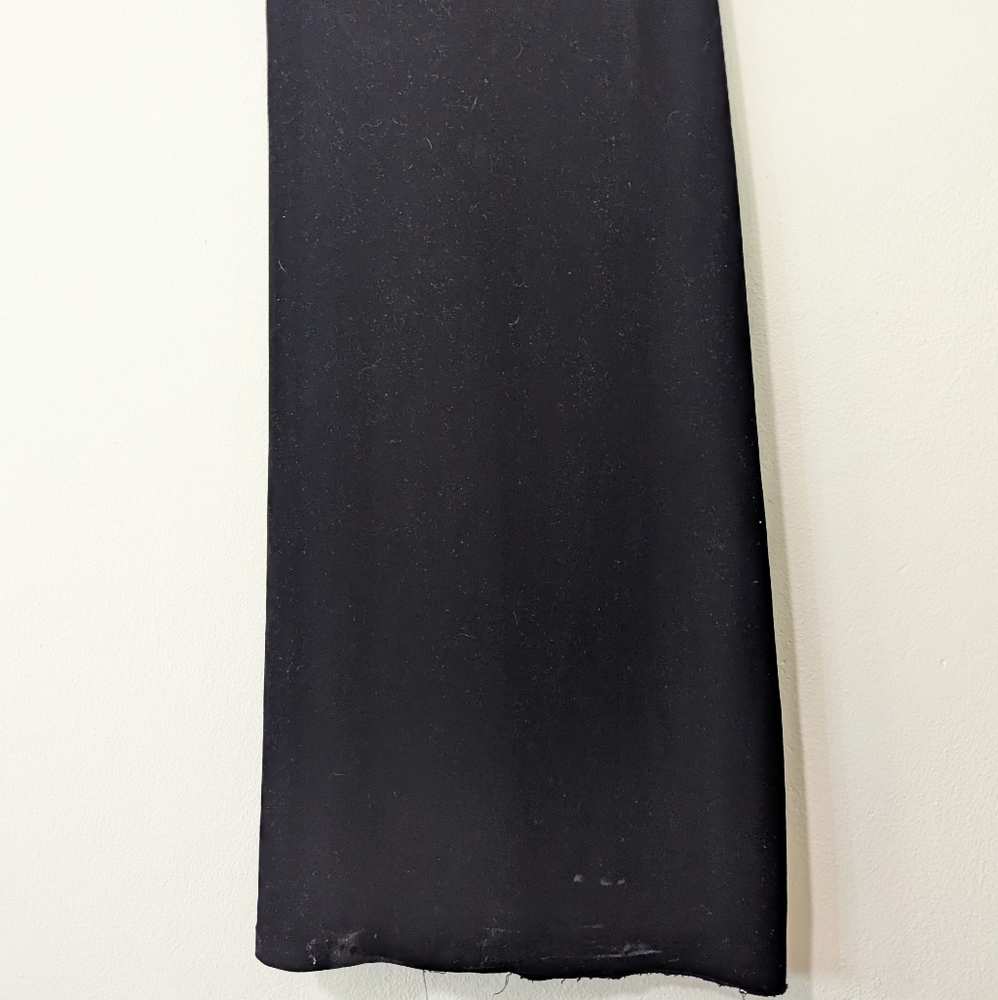 Vintage Y2K Velvet Off Shoulder Maxi Dress Foldover Neckline Black Goth 6 - Picture 5 of 10